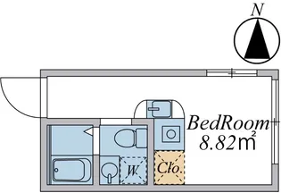 HJPLACEYOYOGIUEHARA【3階】の間取り