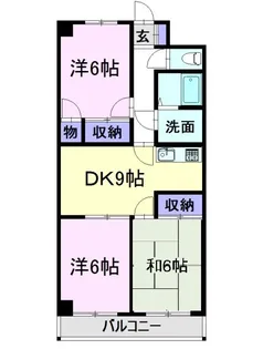 グレイシー高雄【2階】の間取り