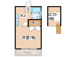 メゾン草薙PART3【2階】の間取り
