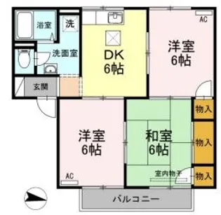 プレジール西島 A【1階】の間取り