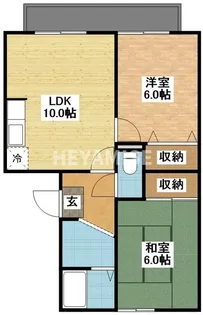 ホームタウン若葉A【2階】の間取り