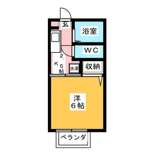 コーポ飯綱【2階】の間取り