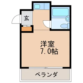 1Rの間取り画像