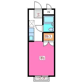 キャビン25【2階】の間取り