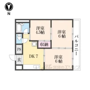 新栄マンション【1階】の間取り