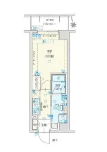 ヴェルト府中【3階】の間取り