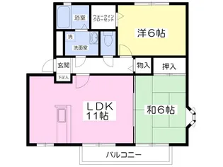 フォレスト・ガーデンB館【1階】の間取り