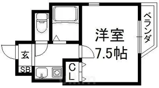 メゾンヒラキ【1階】の間取り
