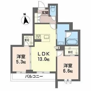 シャーメゾン アトリエール【1階】の間取り