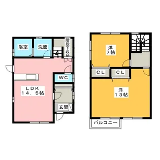 三重県桑名市星見ヶ丘5【一戸建】の間取り