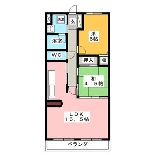 ダイアパレス・ステーションプラザ新岐阜【8階】の間取り