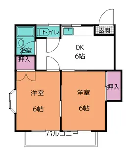 熊本サードアベニュー【2階】の間取り