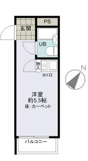 ハイシティ南青山【2階】の間取り