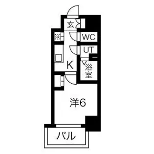 エステート金山【2階】の間取り