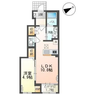 山形県上山市南町【アパート】の間取り