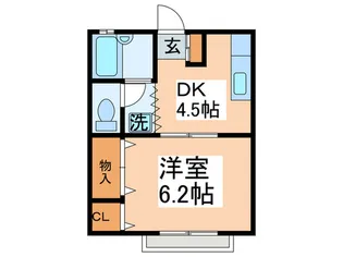 ファーストクオーター【1階】の間取り