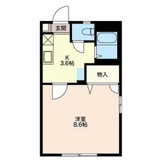 シャーメゾンノースグレイス【2階】の間取り