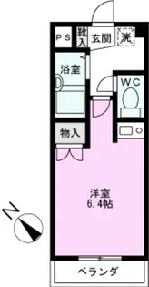 1Rの間取り画像