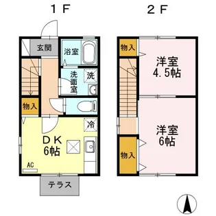 長崎県西彼杵郡時津町久留里郷【一戸建】の間取り