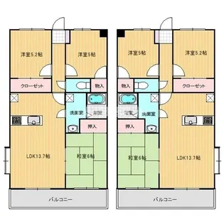 PINE GOLD【2階】の間取り