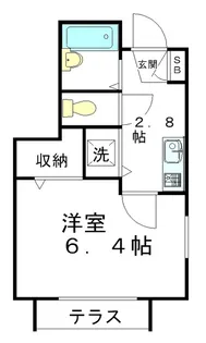 ファミール中野【1階】の間取り