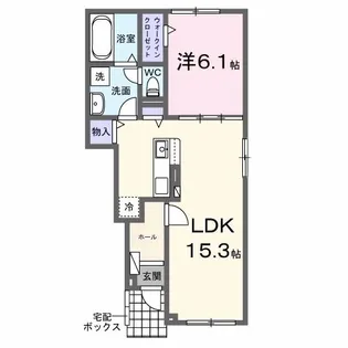 アンジェロIII【1階】の間取り