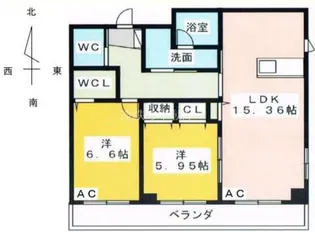 レガーロ掛川【4階】の間取り