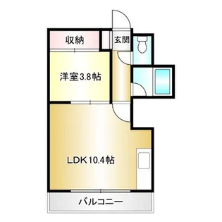 リベラル【1階】の間取り