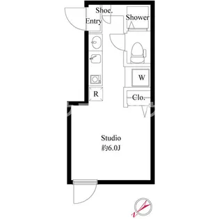セレブラーレ町屋【1階】の間取り
