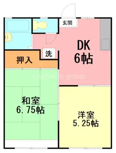 神奈川県藤沢市遠藤【アパート】の間取り