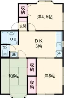 ハウス・シゲ【1階】の間取り
