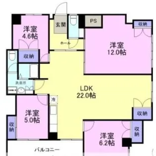 クリーンハイツ【2階】の間取り