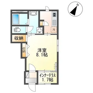 NO SIDO(ノーサイド2)【1階】の間取り