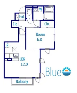 ルナ・ベルデ【1階】の間取り