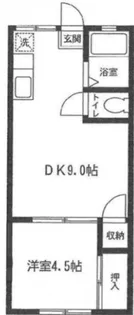 神奈川県横浜市神奈川区西寺尾4【アパート】の間取り