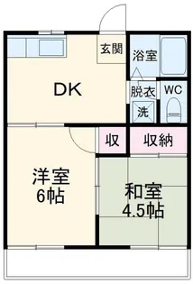 ベルゾーネ曙【1階】の間取り