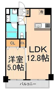 コンフォート六町【2階】の間取り