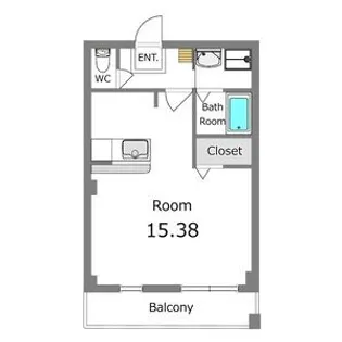 ジュエルコート【4階】の間取り