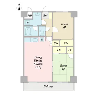 GRAND・VIOLA【5階】の間取り