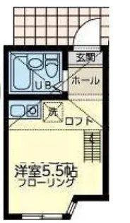 ユナイト南太田ジヴェルニー【2階】の間取り