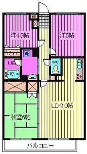 センチュリー大成【3階】の間取り