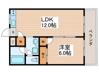 第2サンローズ【2階】の間取り
