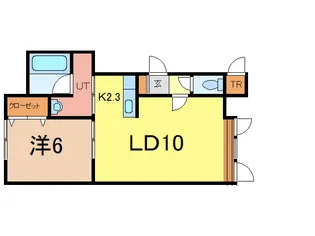 カルミナB【2階】の間取り