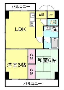 エクセリアタカダ【3階】の間取り