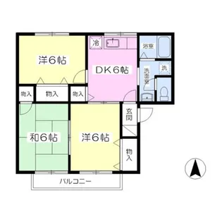 ネオ・アーバンA棟【2階】の間取り