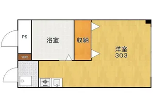 リバーサイド布萬【3階】の間取り