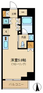 ラフィネシャトー【3階】の間取り