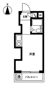 武蔵野ウイング【2階】の間取り