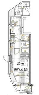 レガリス四谷【5階】の間取り