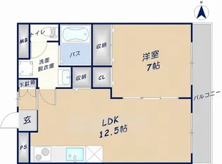 井田マンション【2階】の間取り